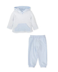 Tutto Piccolo 2708 Blue Hooded Tracksuit
