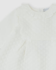 Tutto Piccolo 2282 White Dress and Tights