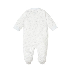 Babidu 10188 blue and white babygrow