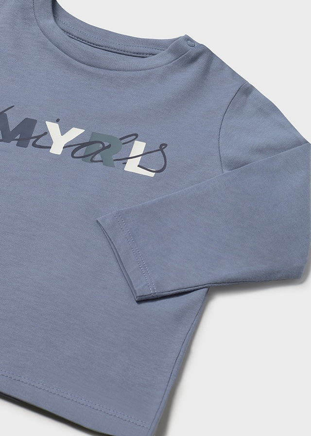 Mayoral 108 Blue long sleeve top