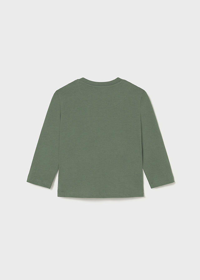 Mayoral 108 Green long sleeve top