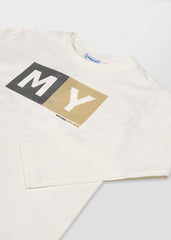 Mayoral 173 Cream Long sleeve top