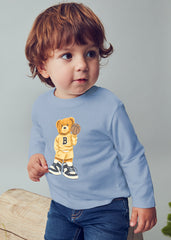 Mayoral 2058 Blue Teddy long sleeve t-shirt