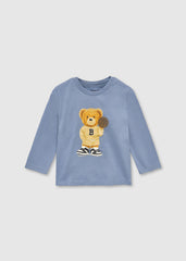 Mayoral 2058 Blue Teddy long sleeve t-shirt