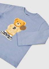 Mayoral 2058 Blue Teddy long sleeve t-shirt