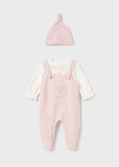 Mayoral 2602 Pink all in one with hat
