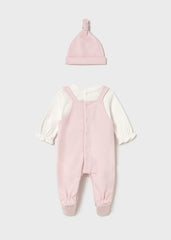 Mayoral 2602 Pink all in one with hat
