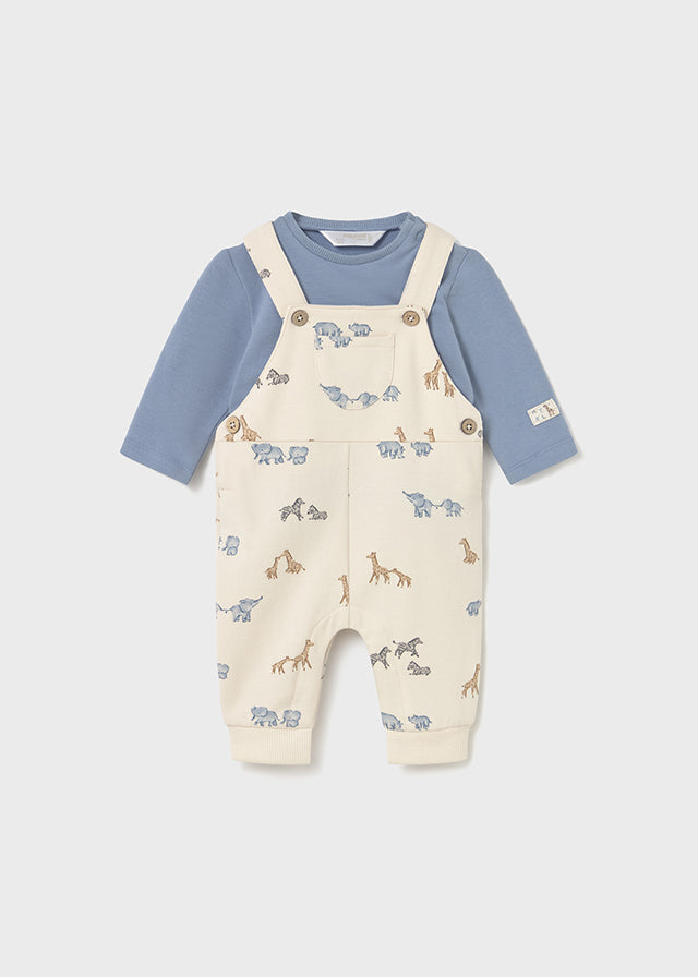 Mayoral 2618 Blue dungaree set