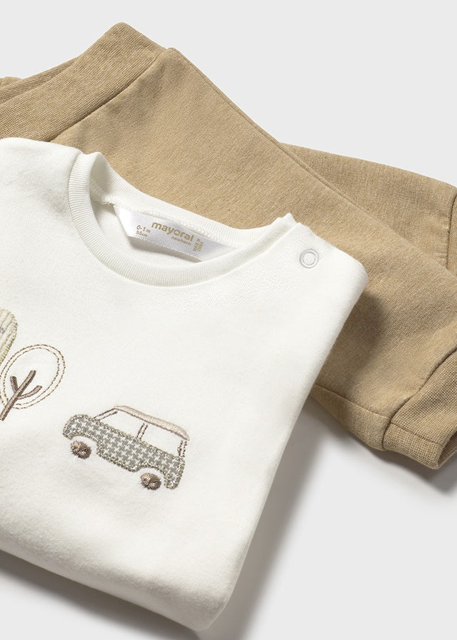 Mayoral 2622 Cream 3 piece tracksuit