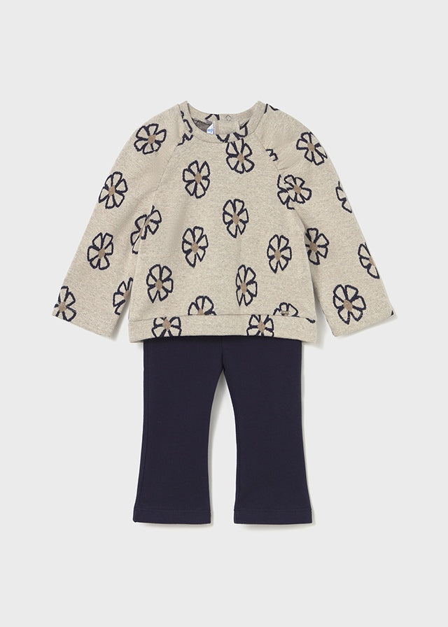 Mayoral 2742 Navy jumper and flare set