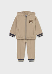 Mayoral 2839 Beige 2 piece tracksuit