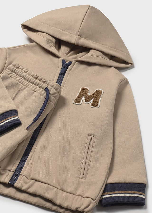 Mayoral 2839 Beige 2 piece tracksuit