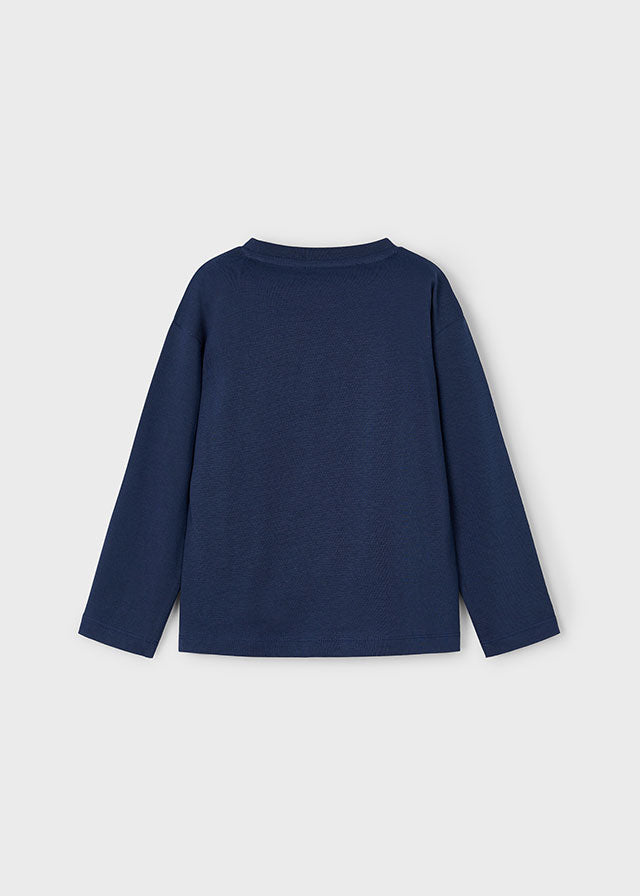 Mayoral 4076 Navy long sleeve top
