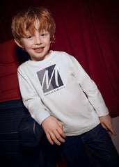 Mayoral 4086 White Long Sleeve T-shirt