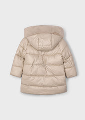 Mayoral 4447 Cream Long Coat