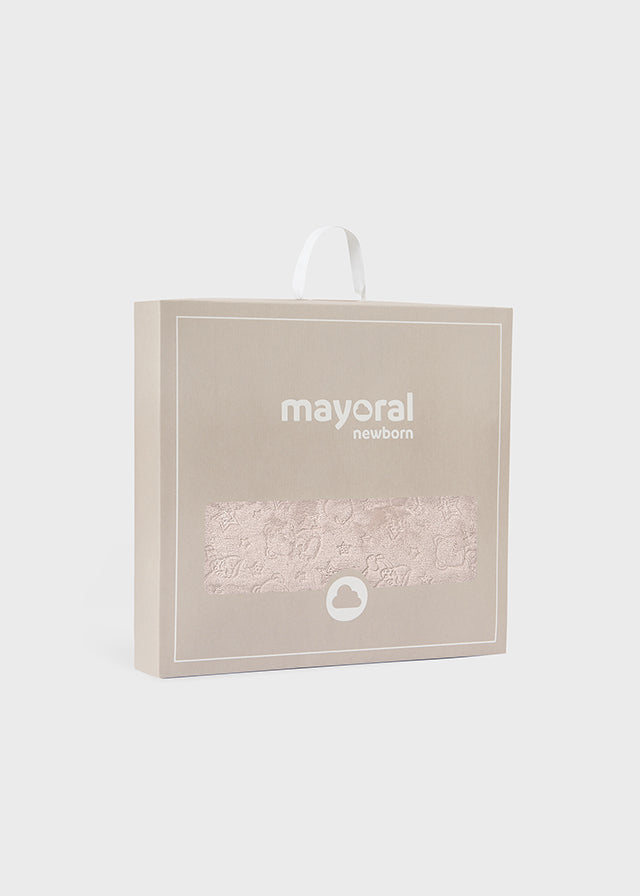 Mayoral 9957 Natural Teddy Blanket