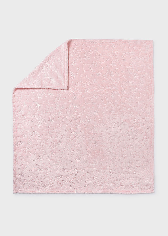 Mayoral 9957 Pink Teddy Blanket