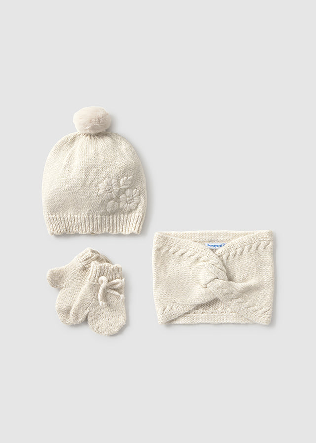 Mayoral 10019 Hat and Scarf set