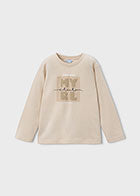 Mayoral 173 Stone  Long Sleeve Top