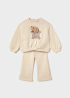 Mayoral 2838 Cream Tracksuit