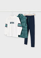 Mayoral 4609 Green 3 Piece Tracksuit