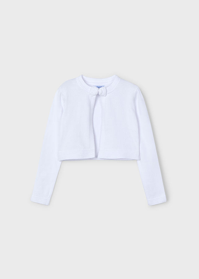 Mayoral 321 white cardigan