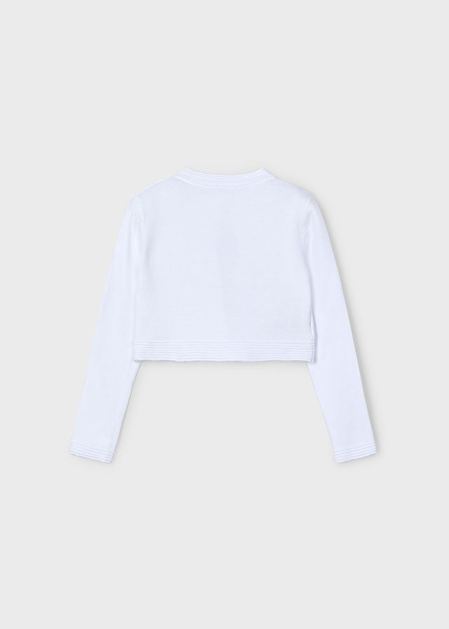 Mayoral 321 white cardigan