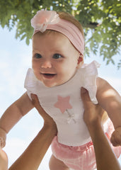 Mayoral 1255 pink short set