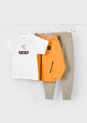 Mayoral 3881 orange tracksuit