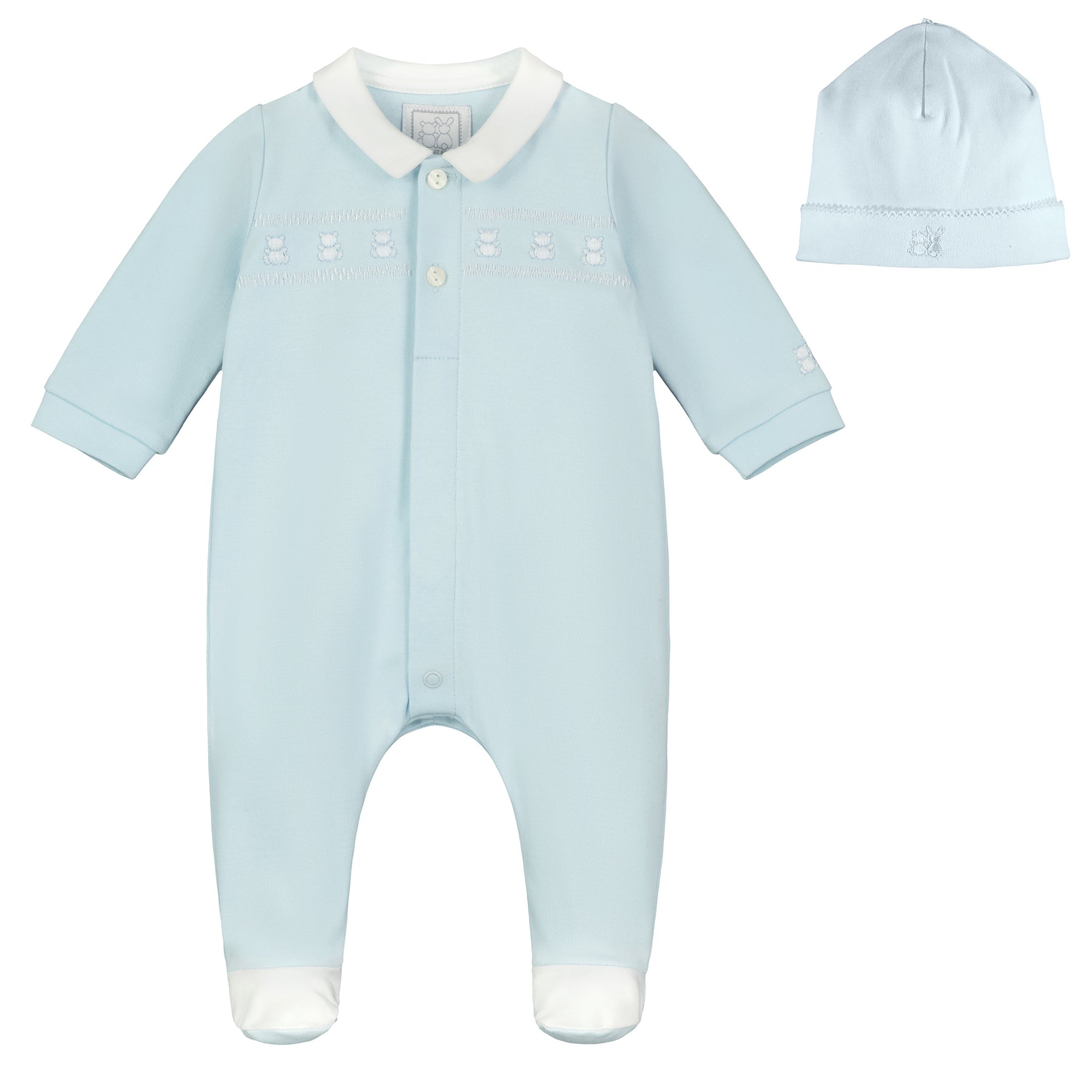 Emile et Rose Fisher babygrow and hat