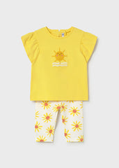 Mayoral 1751 Yellow legging set