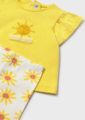Mayoral 1751 Yellow legging set