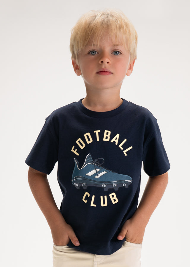 Mayoral 3072 Navy football t-shirt