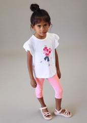 Mayoral 3729 Pink 3 Piece legging set