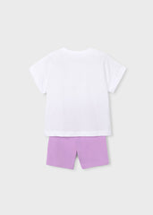 Mayoral 3731 Lilac Short set
