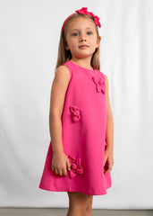 Mayoral 3922 Crepe flower Dress