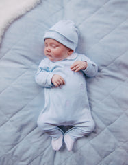 Emile et Rose Blue Lionel babygrow