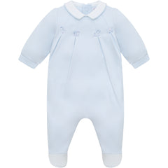 Emile et Rose Lenny blue baby grow