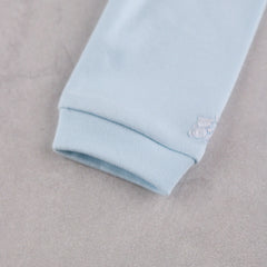 Emile et Rose Michael Boys Blue Pleated Babygrow & Hat