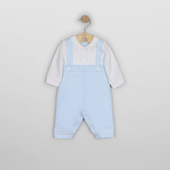 Emile et Rose Maddox Boys Blue Dungaree Set