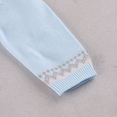 Emile et Rose Milo Boys Blue Knit All In One & Hat