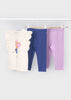 Mayoral 3729 Lilac 3 Piece legging set