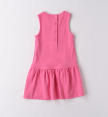 iDO B492 pink sleeveless dress