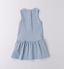 iDO B492 blue sleeveless dress