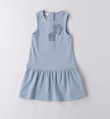 iDO B492 blue sleeveless dress