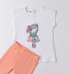 IDO B549 Orange short set