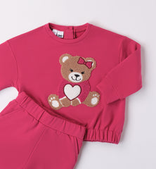 iDO a538 girls pink tracksuit