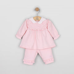 Emile et Rose Macey Baby Girls Pink Two Piece Outfit
