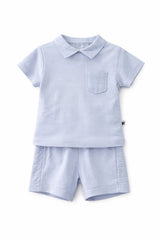 Kleo Kids Blue pocket short set