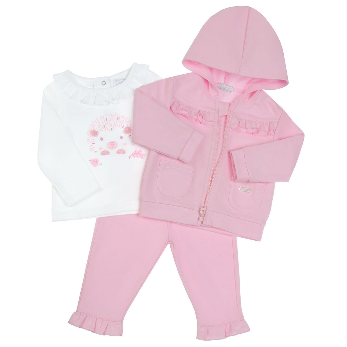 Amore girl top trouser and jacket set 7031